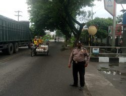 Jaga Kamseltibcar Aman Kondusif Melalui Pos Padat Pagi Polsek Binjai Utara
