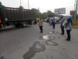 Pelayanan Prima Personil Unit Gabungan Polsek Binjai Timur Pos Padat Pagi Jaga Kamseltibcar