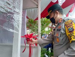 KAPOLRES BINJAI RESMIKAN POSKO KAMPUNG BERSIH NARKOBA DI KEC. BINJAI UTARA