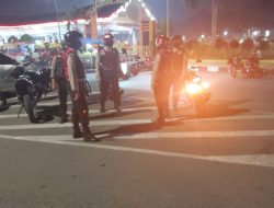 PAM OBVIT SAT SABHARA POLRES BINJAI MELAKSANAKAN PATROLI DIALOGIS