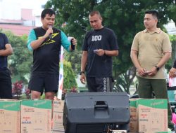 KAPOLRES BINJAI HADIRI GEBYAR SEHAT PMI 2022