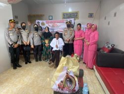 POLRES BINJAI MELAKSANAKAN ANJANGSANA TERHADAP ANGGOTA POLRI YANG SAKIT MENAHUN, PURNAWIRAWAN POLRI DAN WARAKAWURI