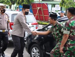 KAPOLRES BINJAI PANTAU LANGSUNG GIAT SHOLAT IDUL ADHA 1443 H