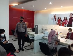 Jaga Keamanan Bank, Personil Pam Obvit Polres Binjai Optimalkan Keamanan