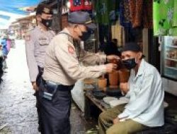 Polsek Binjai Utara Sambangi Pasar Pagi Kebun Lada Kota Binjai