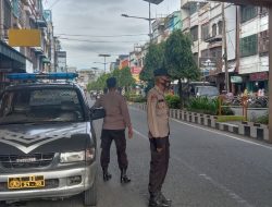 Public Speaking Prokes Polsek Binjai Kota Dan Lakukan Patroli Cipta Kondisi Aman Dan Kondusif