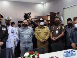 KAPOLRES BINJAI BERSAMA FORKOPIMDA RESMIKAN WEBSITE SIAP DAN TANGGAP DI RUANGAN COMMAND CENTER