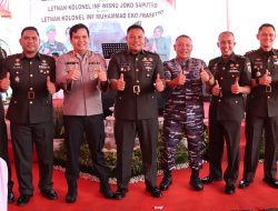 KAPOLRES BINJAI HADIRI PISAH SAMBUT DANDIM 0203 LKT