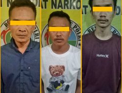 KERAP EDARKAN EKSTASI DISEPUTARAN LAPANGAN MERDEKA 3 ORANG BANDAR DICIDUK SATRES NARKOBA POLRES BINJAI