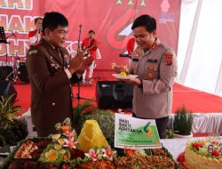 KAPOLRES BINJAI BESERTA PARA PJU KUNJUNGI KANTOR KEJAKSAAN NEGERI BINJAI DALAM RANGKA MEMBERIKAN UCAPAN SELAMAT HARI BHAKTI ADHYAKSA KE-62  THN. 2022