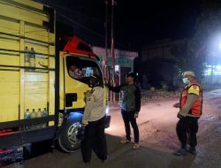 Kanit Binmas Iptu Fatmiatun Pimpin Kegiatan Operasi Yustisi Malam Ingatkan Pengguna Jalan Protokol Kesehatan
