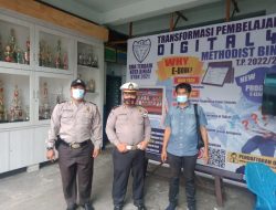 Pastikan Berjalan Aman, Lancar Dan Kondusif Polres Binjai dan Polsek Jajarannya Pam Gereja Setiap Hari Minggu