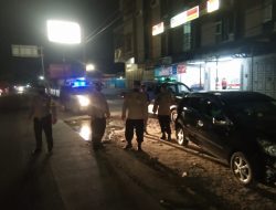 Patroli Bersinggungan Polsek Utara Dan Polsek Binjai Pastikan Perbatasan Wilayah Aman Kondusif