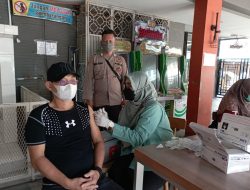 Dorong Warga Masyarakat Untuk Ikut Vaksinasi Gencar Dilakukan Polsek Binjai Kota
