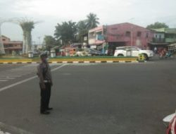 Polsek Binjai Kota  Lancarkan Lalin Pos Padat pagi