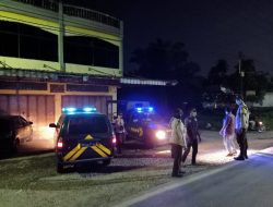 Polsek Binjai Barat Bersinggungan Dengan Polsek Selesai Giat Kryd Patroli Malam Jaga Situasi Kamtibmas