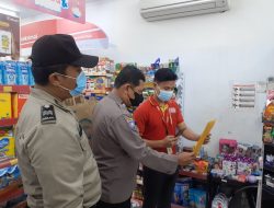 Polsek Binjai Kota Lakukan Operasi Yustisi Dengan System Rik Barcode Dan Bagikan Masker Gratis Sasar Supermarket