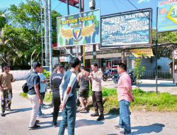 Pembongkaran Plang Satgas IPK di Simpang Jl. Ir. H. Juanda Kel. Mencirim Kec. Binjai Timur