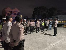 Personil Gabungan Sat Polres Binjai Dan Sub Denpom Binjai Antisipasi Balap Liar Dan Knalpot Blong