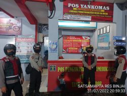 Tingkatkan Intensitas Kegiatan Patroli Sat Samapta Melalui Pam Obvit Untuk Cegah Gangguan Kamtibmas Maupun Kriminalitas Malam Hari