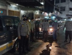 Patroli Bersinggungan Pada Malam Hari Guna Meminimalisir Segala Bentuk Gangguan Kamtibmas