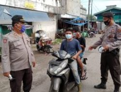 Polsek Binjai Kota Polres Binjai Sambangi Pasar Tavip Kota Binjai