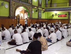 Waka Polres Binjai Hadiri Kegiatan Ibadah Safari Subuh bertempat di Masjid Agung Kota Binjai