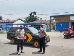 ANTISIPASI PERGERAKAN PELAKU 3C POLSEK BINJAI BARAT RUTIN LAKUKAN PATROLI