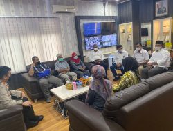 KAPOLRES BINJAI SILATURAHMI DENGAN BAWASLU KOTA BINJAI, KAB. LANGKAT DAN KAB. DELI SERDANG