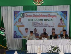 SEMINAR NASIONAL MODERASI BERAGAMA MAJELIS DAERAH KORPS ALUMNI HIMPUNAN MAHASISWA ISLAM (MD KAHMI) KOTA BINJAI