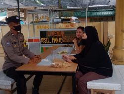 Bhabinkamtibmas Kelurahan Sumber Mulyorejo Himbau Warga Agar Tetap Patuhi Protokol Kesehatan