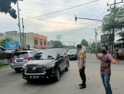 Pos Padat Sore, Polsek Binjai Barat Jaga Kamseltibcar