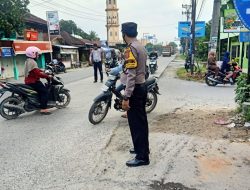 Pos Padat Pagi Personil Polsek Binjai Utara Ciptakan Rasa Aman