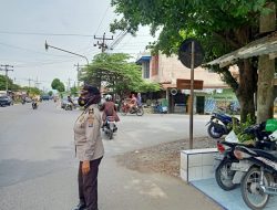Kehadiran Polsek Binjai Barat Berikan Rasa Aman Bagi Pengendara Di Jalanan