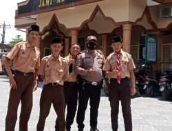 Polres Binjai Dan Jajarannya Lakukan Pengamanan Melekat, Pastikan Berjalan Aman Kondusif Pelaksanaan Sholat Jumat.