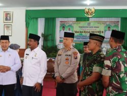 WAKAPOLRES BINJAI HADIRI PERINGATAN TAHUN BARU HIJRIAH 1444H / 2022M SERTA TEPUNG TAWAR JAMAAH HAJI YANG BARU KEMBALI KE KOTA BINJAI
