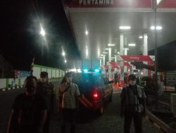 Antisipasi Gangguan Kamtibmas di Malam Hari, Polsek Binjai Barat Gelar Patroli Blue Light