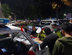 PENERTIBAN KNALPOT BLONG POLRES BINJAI GABUNGAN SATUAN FUNGSI BERSAMA SUB DENPOM BINJAI