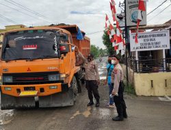 Polsek Binjai Barat Gelar Ops Yustisi Pada Pagi Hari Di Depan Polsek Binjai Barat