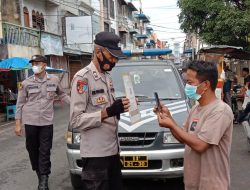 Polsek Binjai Kota Gelar Ops Yustisi Pada Pagi Hari Di Pusat Pasar Tavip