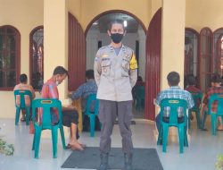 BERI RASA AMAN DAN NYAMAN SAAT IBADAH MINGGU, POLSEK SELESAI LAKUKAN PAM