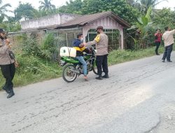 Polsek Selesai Gelar Ops Yustisi Pada Pagi Hari Sasaran Masyarakat Pengguna Jalan