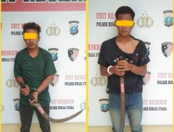 GENG MOTOR BERAKSI, POLSEK BINJAI UTARA POLRES BINJAI TANGKAP PELAKU