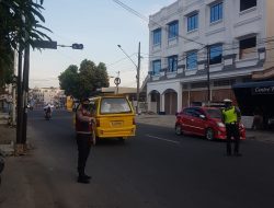 Sat Samapta Polres Binjai Giat Rutin Pengaturan Lalin