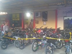 22 SEPEDA MOTOR DIAMANKAN DALAM PATROLI GABUNGAN POLRES BINJAI & POLSEK SUNGGAL