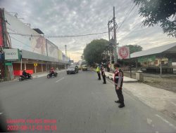 Personil Samapta Polres Binjai Laksanakan Gatur Pagi Berikan Pelayanan Prima Kepolisian Kepada Masyarakat