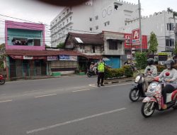 Wujudkan Pelayanan Prima Polsek Binjai Timur Rutin Gelar Pengaturan Lalin Pagi