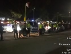 PATROLI MALAM ANTISIPASI 3C GABUNGAN PERSONIL SATFUNG POLRES BINJAI