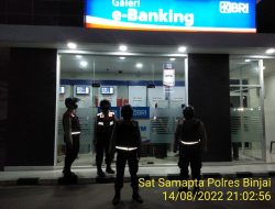 Patroli Dialogis Antisipasi Kejahatan Malam Hari Unit Wilkum Polres Binjai