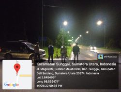 PATROLI DI OBJEK- OBJEK VITAL WILKUM POLRES BINJAI ANTISIPASI KEJAHATAN 3C DAN GEMOT